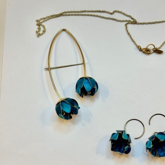 Paca Peca Parchment Jewelry Collection, Blue Bells - Picture 8 of 14